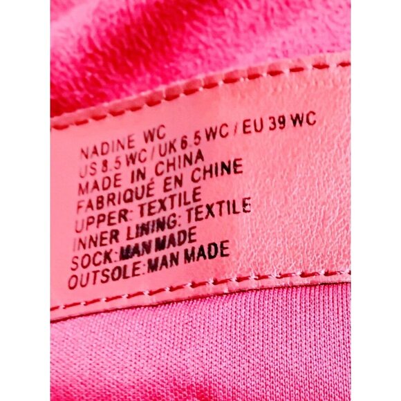 Nadine WC Womens Over-The-Knee Red Stiletto Heeled Boots Size 8.5 WC Textile Upp - Picture 5 of 8